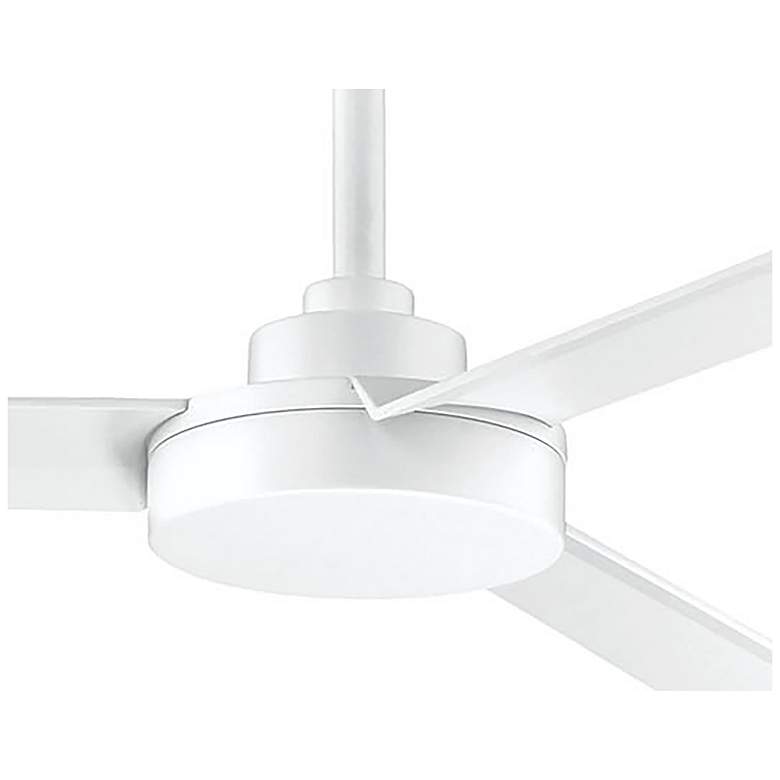 Image 3 62 inch Minka Aire Roto XL White Outdoor Ceiling Fan with Wall Control more views