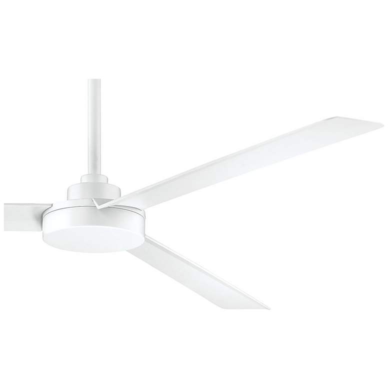 Image 5 62" Minka Aire Roto XL White Outdoor Ceiling Fan with Wall Control more views