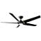 62" Modern Forms Lucid Black Brass LED Smart Ceiling Fan