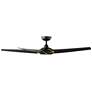 62" Modern Forms Lucid Matte Black LED Smart Wet Ceiling Fan