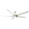 62" Modern Forms Lucid Matte White 2700K LED Smart Wet Ceiling Fan
