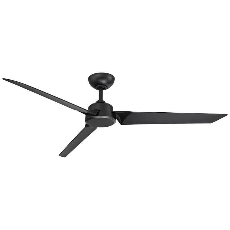 Image 2 62" Modern Forms Roboto Matte Black Outdoor Smart Ceiling Fan
