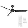 6_62" Modern Forms Roboto Matte Black Outdoor Smart Ceiling Fan more views