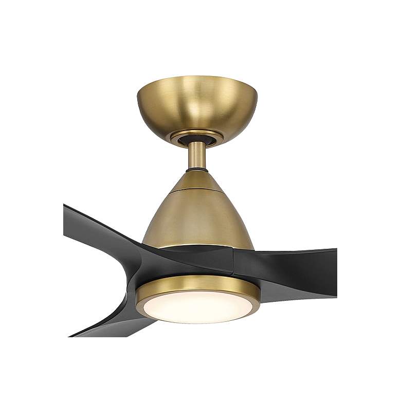 Image 2 62 inch Modern Forms Skylark Brass and Black 3000K LED Smart Ceiling Fan more views