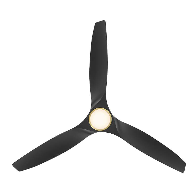 Image 3 62" Modern Forms Skylark Brass and Black 3000K LED Smart Ceiling Fan more views