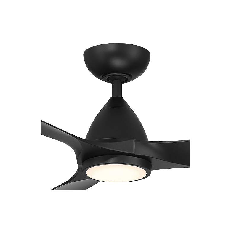 Image 2 62" Modern Forms Skylark Matte Black 3000K LED Smart Ceiling Fan more views