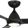 62" Modern Forms Skylark Matte Black 3000K LED Smart Ceiling Fan