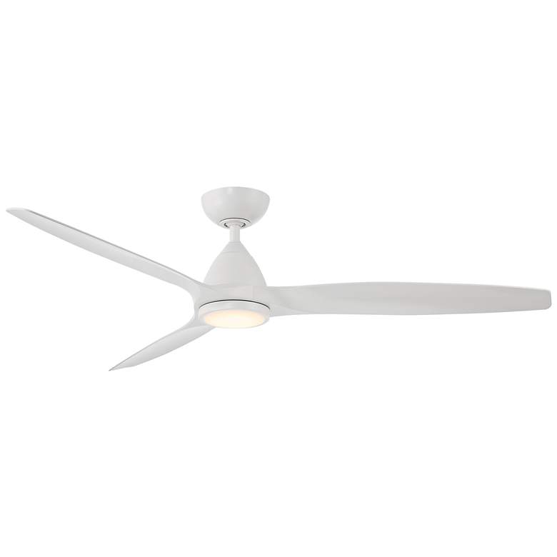 Image 3 62" Modern Forms Skylark Matte White Outdoor LED Smart Ceiling Fan more views
