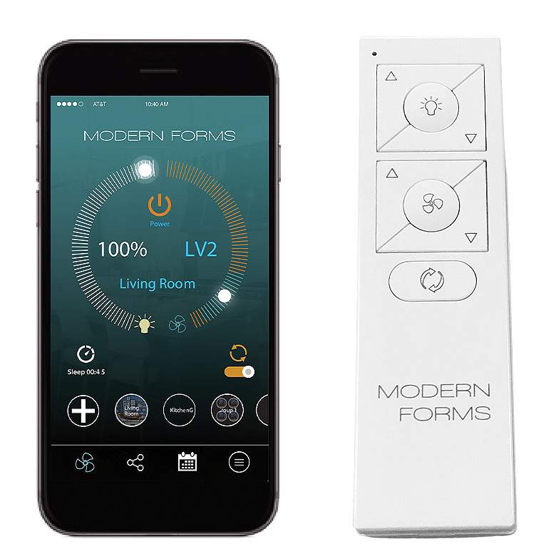 Image 2 62" Modern Forms Zephyr 5 Matte White Outdoor LED Smart Ceiling Fan more views