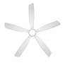 4_62" Modern Forms Zephyr 5 Matte White Outdoor LED Smart Ceiling Fan more views