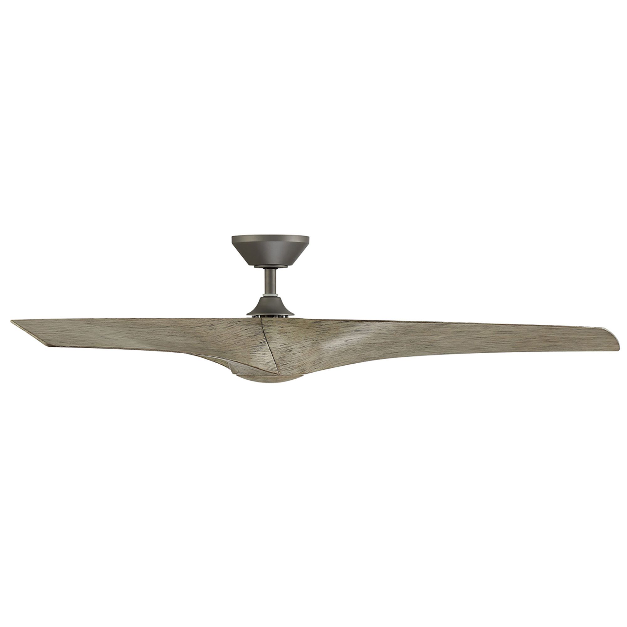 Image 4 62" Modern Forms Zephyr Graphite LED Smart Ceiling Fan - Made to Order more views