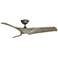 62" Modern Forms Zephyr Graphite LED Smart Ceiling Fan