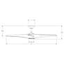 6_62" Modern Forms Zephyr Graphite LED Smart Ceiling Fan more views