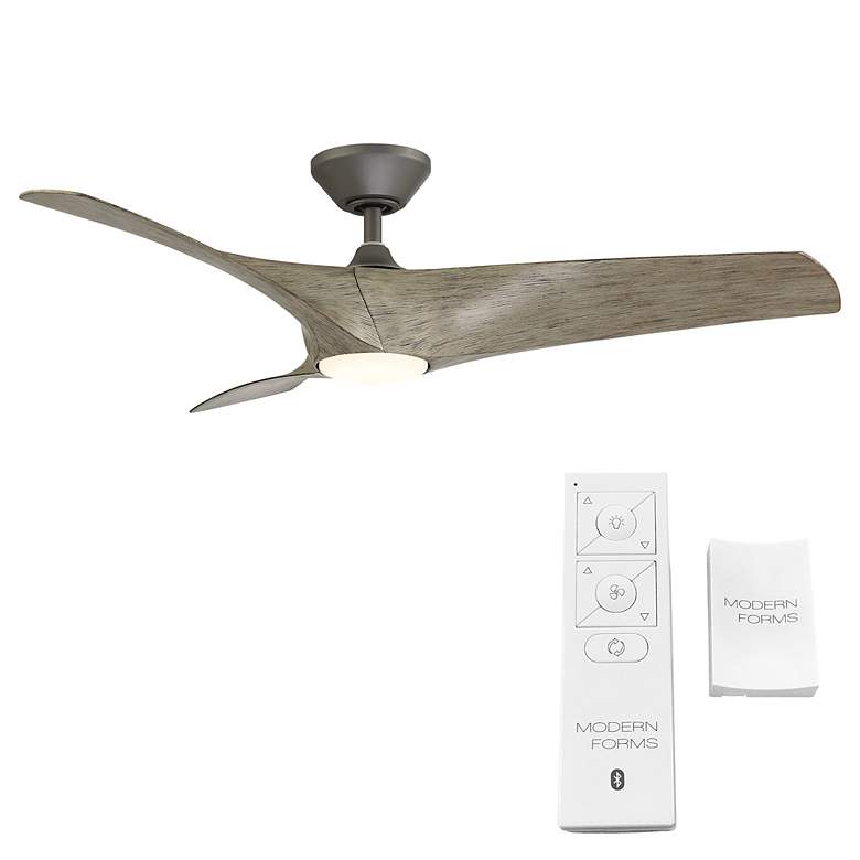 Image 7 62" Modern Forms Zephyr Graphite LED Smart Ceiling Fan more views