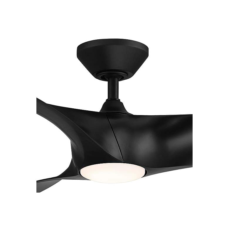 Image 2 62 inch Modern Forms Zephyr Matte Black LED Smart Ceiling Fan more views