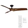 7_62" Modern Forms Zephyr Matte Black LED Smart Ceiling Fan more views