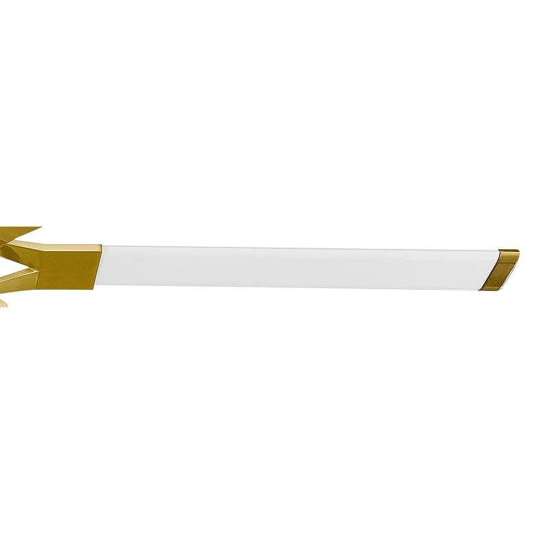Image 4 62" Visual Comfort Loft White Brass LED Damp Rated Fan with Remote more views