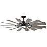 2_62" Visual Comfort Prairie Large Windmill Ceiling Fan with Remote