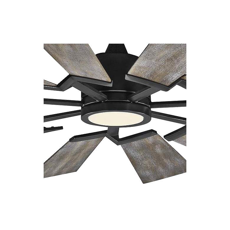 Image 3 62" Visual Comfort Prairie Large Windmill Ceiling Fan with Remote more views