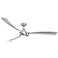 62" Wind River Droid XL Nickel Indoor LED Ceiling Fan with Remote