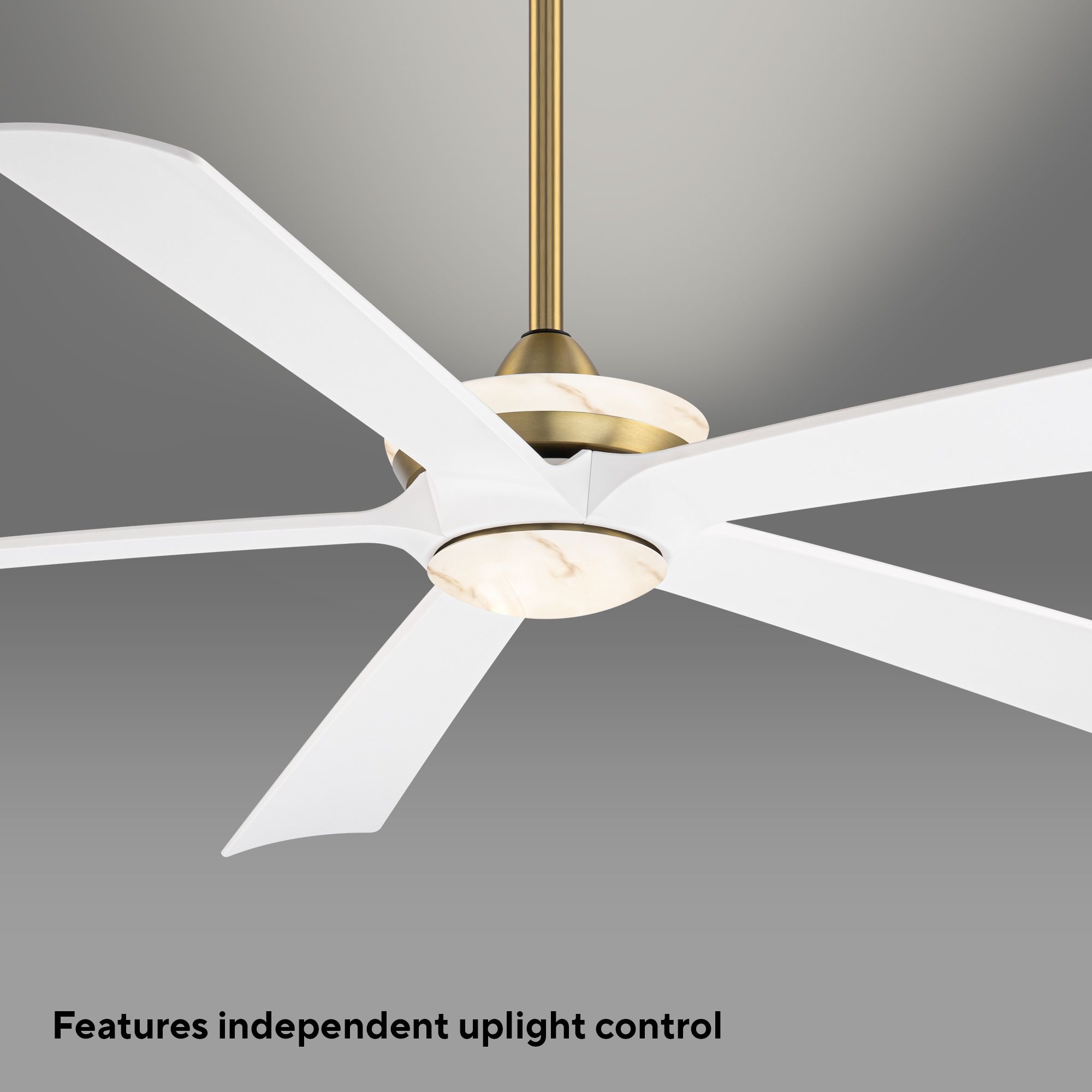 Image 5 62" Modern Forms Crown Soft Brass 5CCT L more views