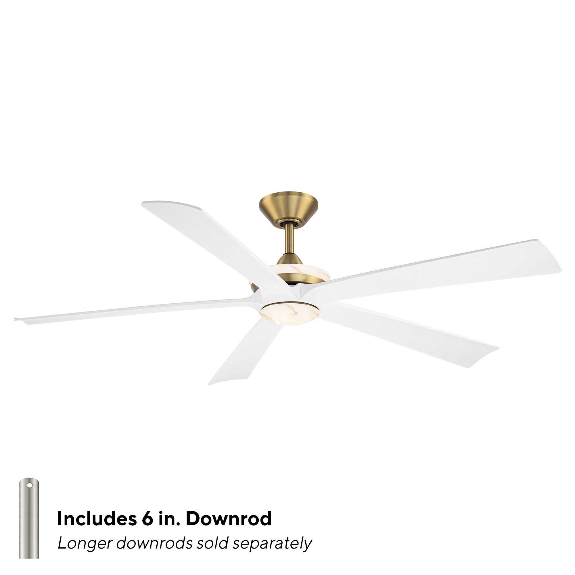 Image 7 62" Modern Forms Crown Soft Brass 5CCT L more views