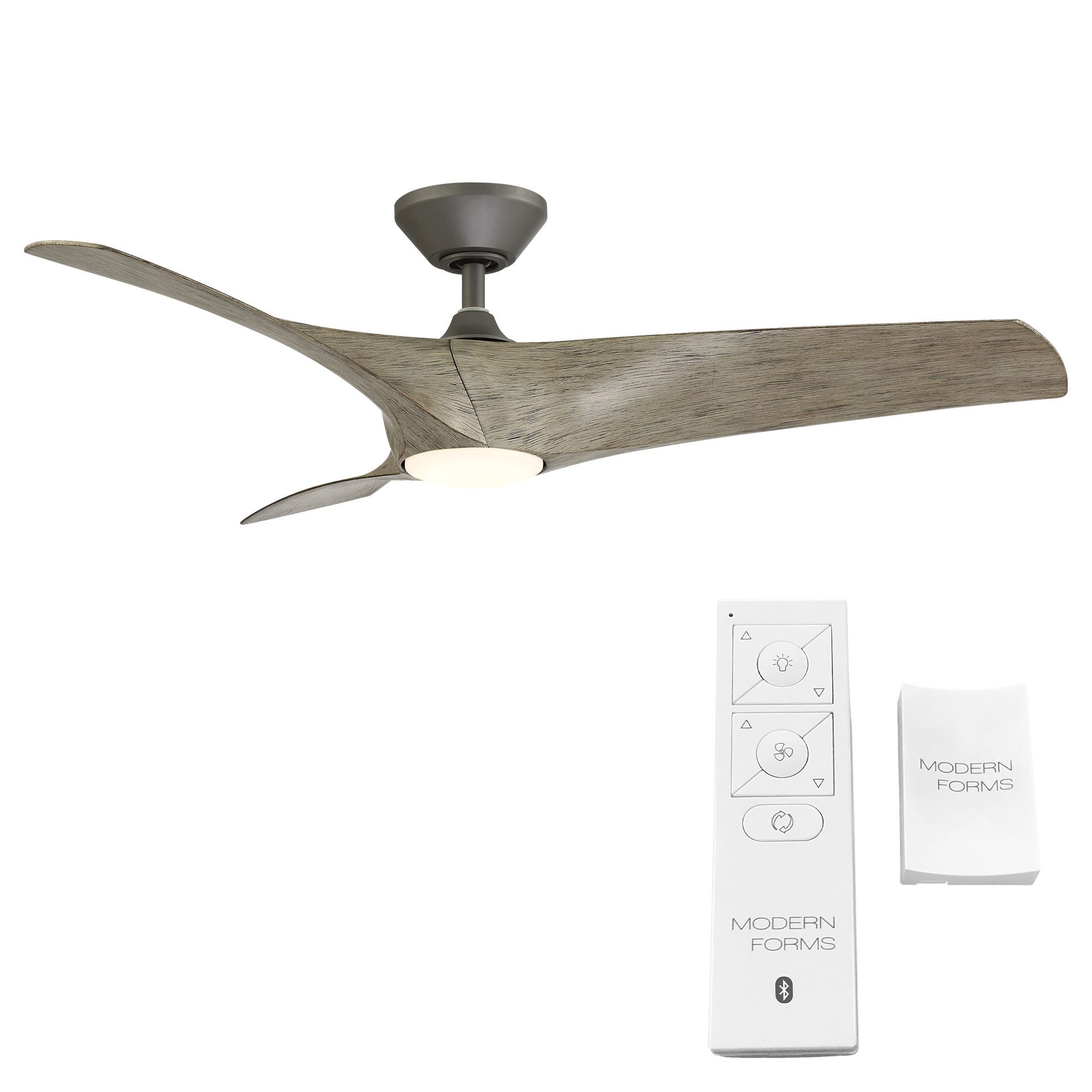 Image 7 62" Modern Forms Zephyr Graphite 2700K LED Smart Ceiling Fan Made to Order more views
