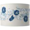 Color Plus Double Gourd 29 1/2&quot; Rose Bouquet Mykonos Blue Table Lamp