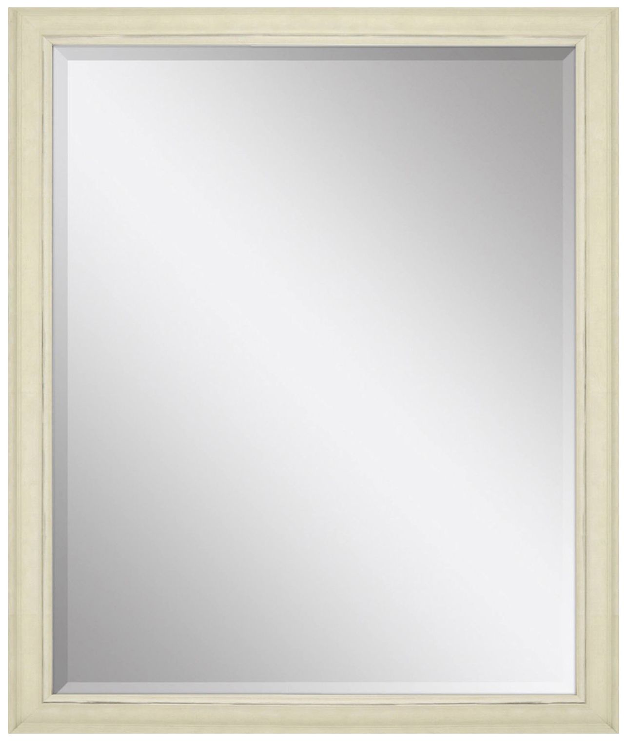 Image 2 #624 Beige Wall Mirror - 26" x 32"