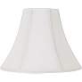 62618 - White Sandstone Line Fabric Soft Bell Lamp Shade
