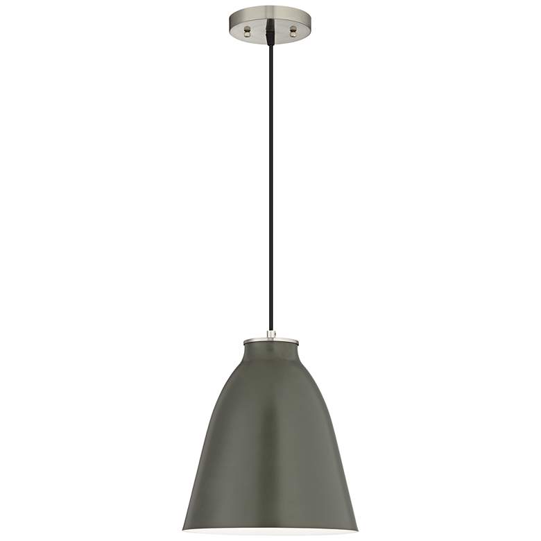 Image 1 62E63 - Pendant with Gray Metal Shade