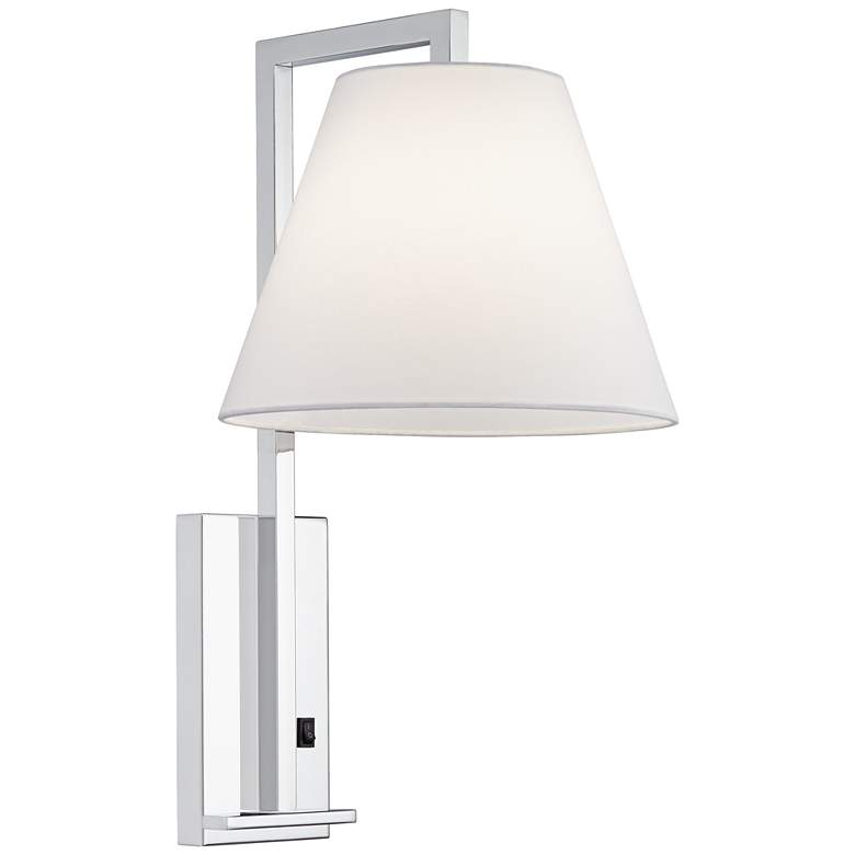 Image 1 62E73 - Chrome Single Pendant Headboard Lamp