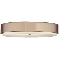 62X56-LBY-404 30&quot;D Flush mounted Lamp with Bronze Organza
