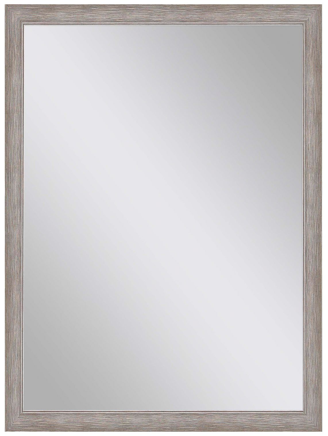 Image 2 #632 Gray Metallic Wall Mirror - 28" x 40"