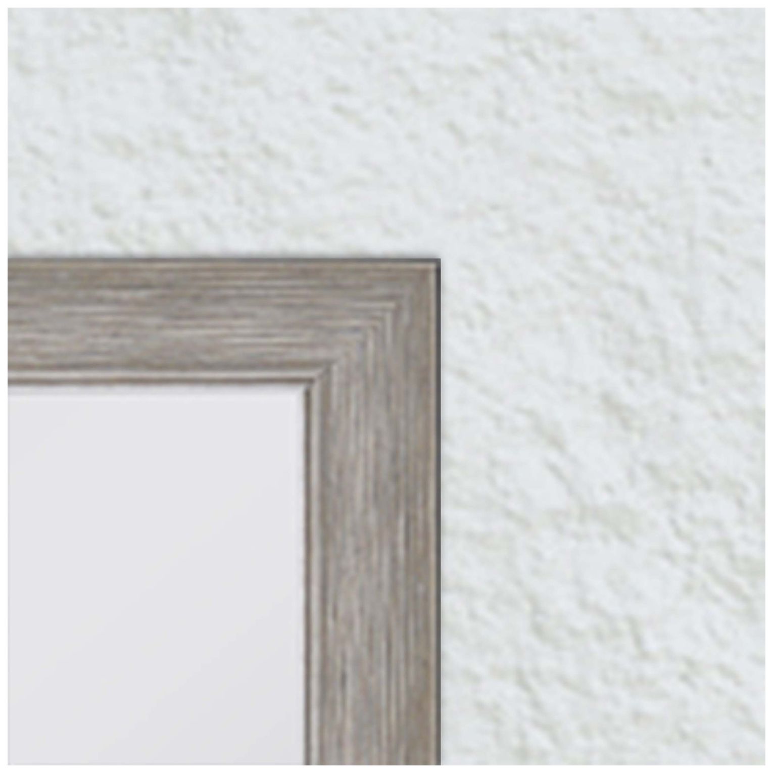 Image 3 #632 Gray Metallic Wall Mirror - 34" x 44" more views