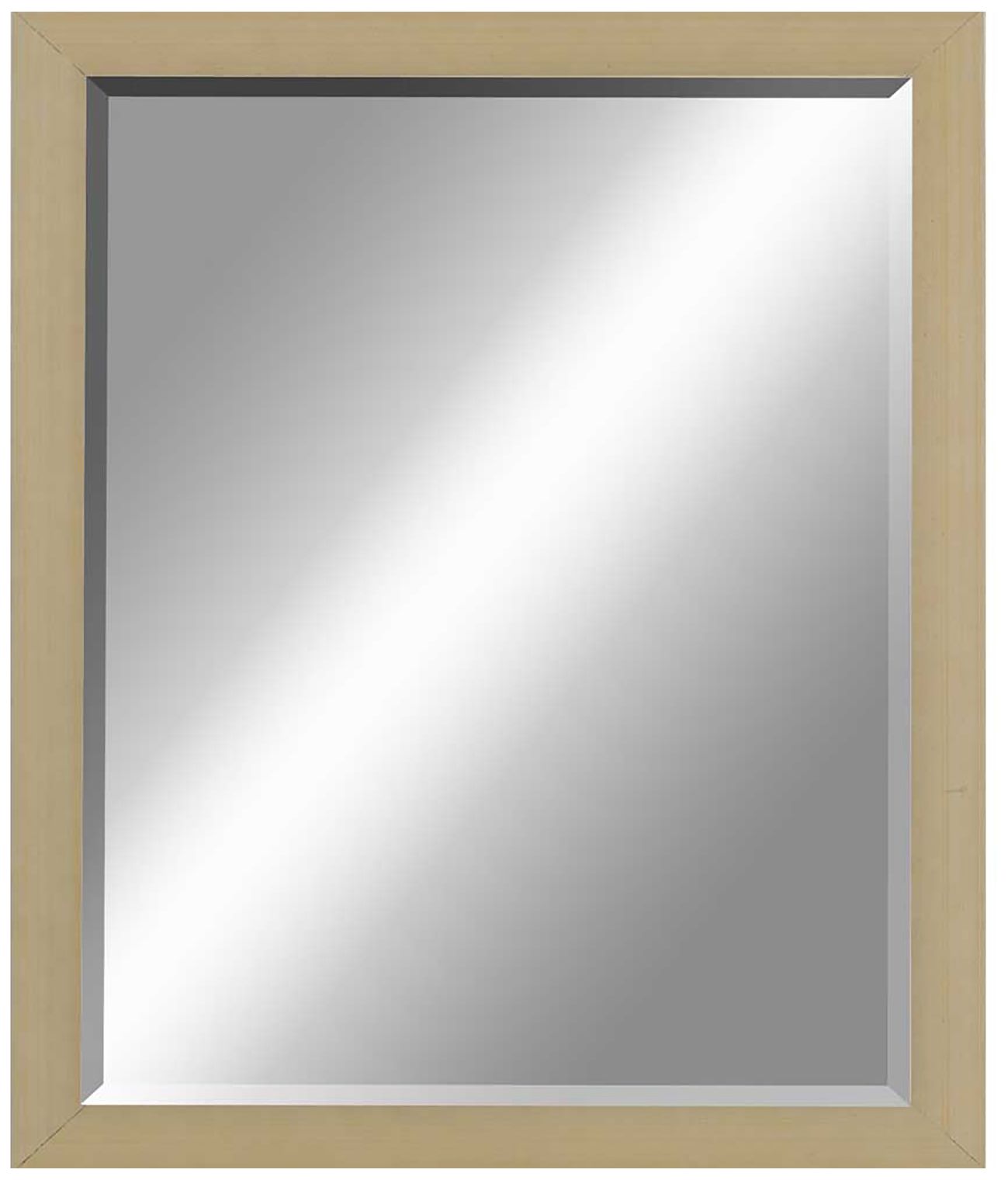 Image 2 #633 Metallic Black Wall Mirror - 25" x 31"