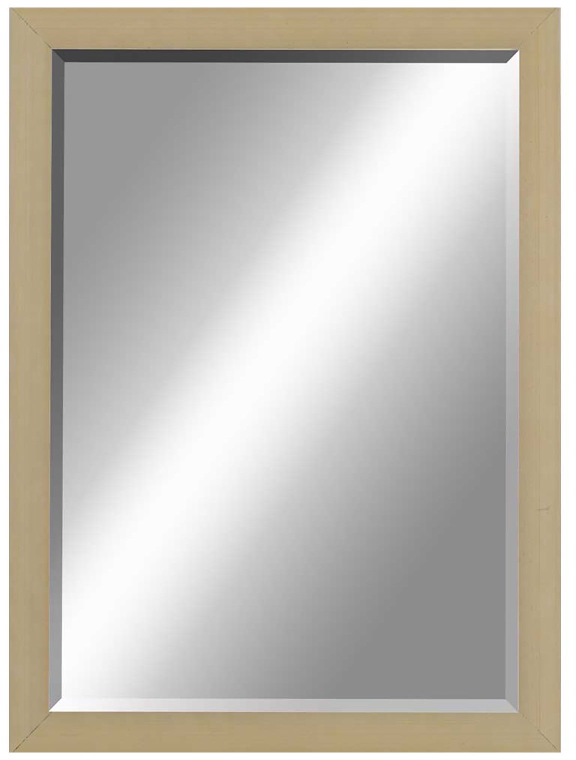 Image 2 #633 Metallic Black Wall Mirror - 27" x 39"