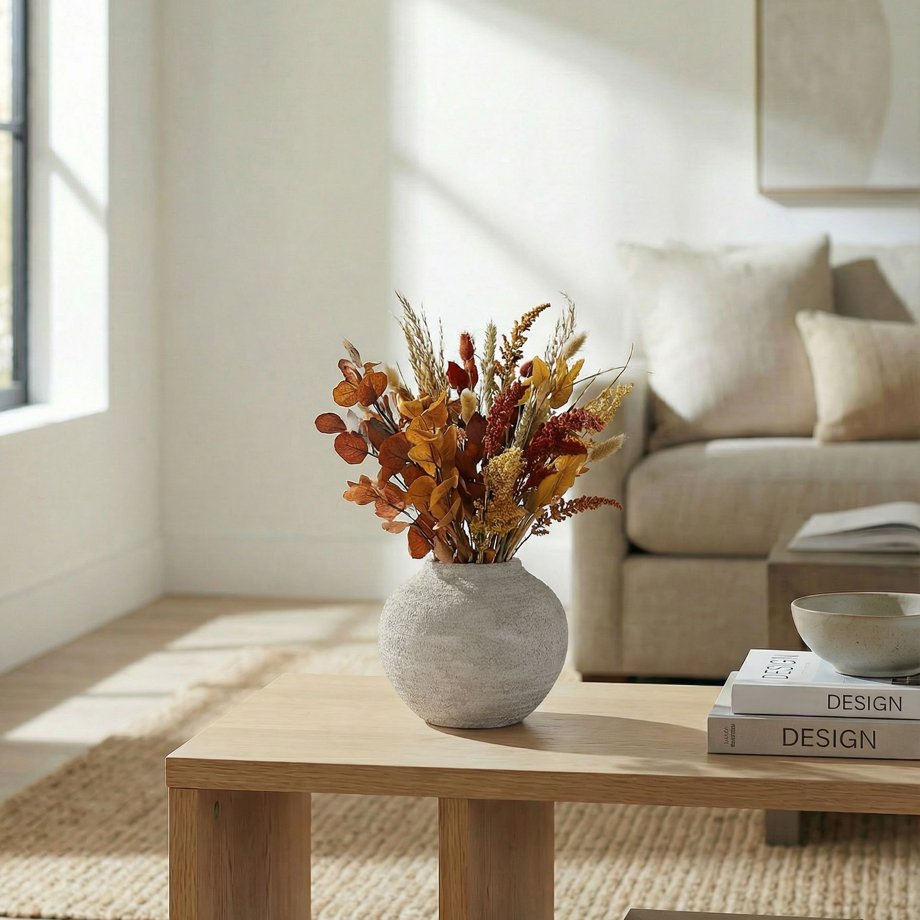 Image 1 Sparta 7 1/2" High Pumice Gray Ceramic Vase in scene