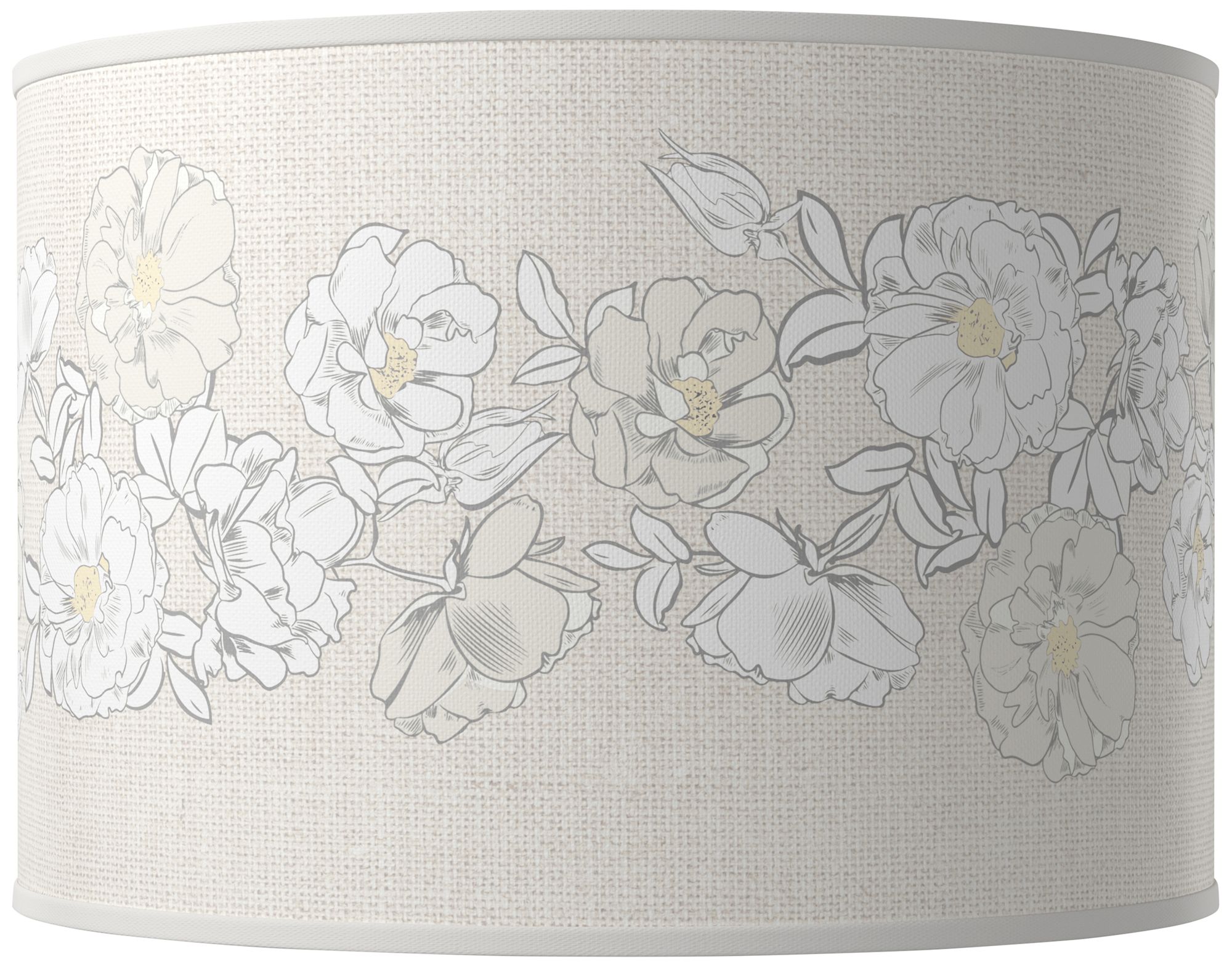 Color Plus Ovo 28 1/2" High Rose Bouquet Steamed Milk White Table Lamp