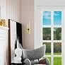 Thumbnail1 of Helsinki 18" High Satin Brass Metal 2-Light Wall Sconce in scene