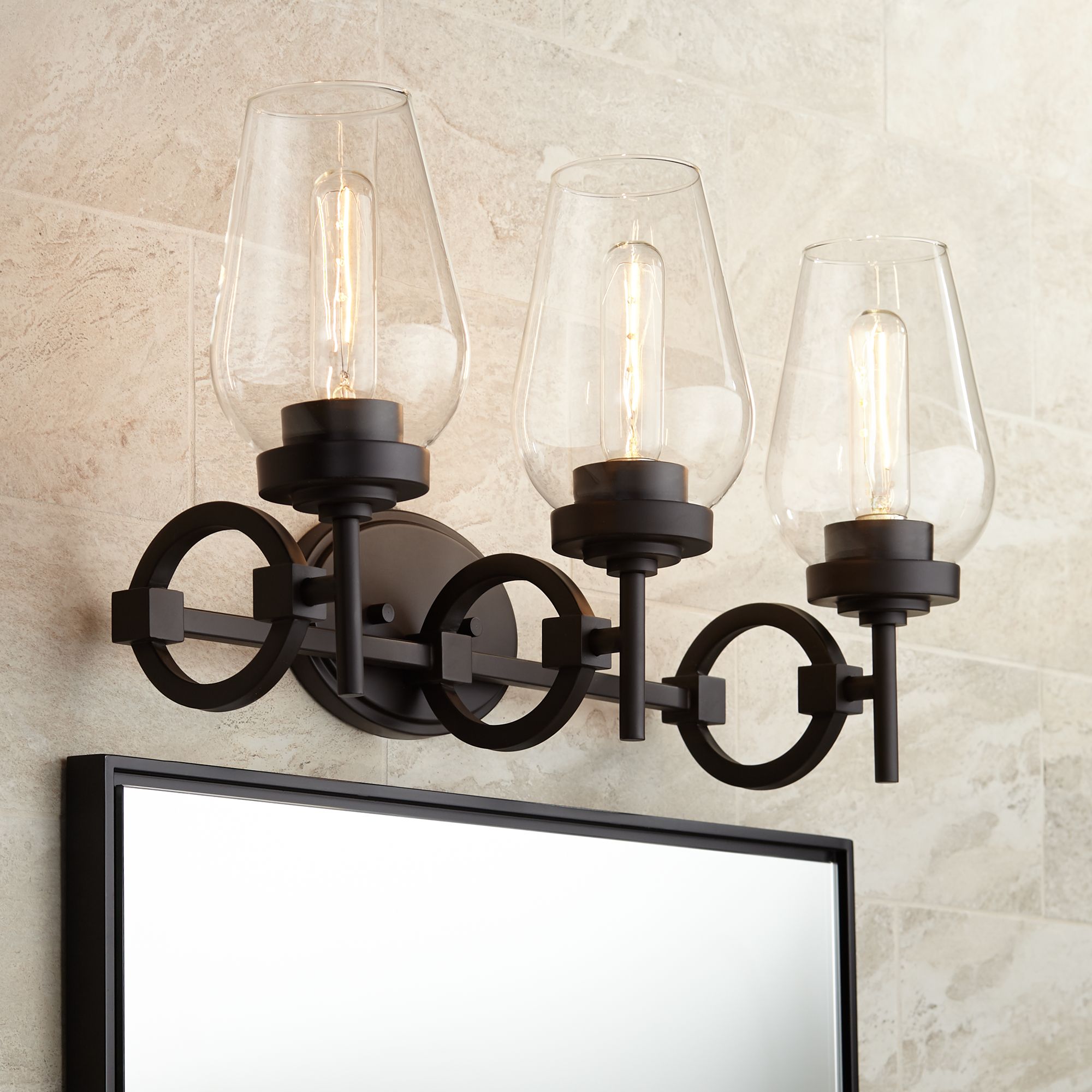 Bronze Bathroom Lighting Fixtures - Page 2 | Lamps Plus