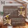 64" Ariella Brushed Brass and Light Maple Blades Ceiling Fan