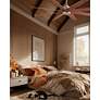 3_64" Ariella Brushed Nickel Ceiling Fan with Walnut Blades more views