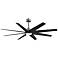 64" Ariella-LK Brushed Nickel w/ Matte Black LED Ceiling Fan