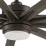 64" Fanimation Odyn Custom Matte Greige LED Wet Smart Ceiling Fan