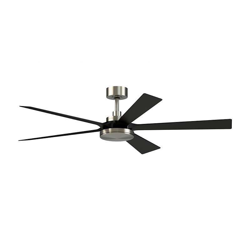 Image 1 64" Fanimation TorchAire Brushed Nickel LED Ceiling Fan
