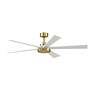1_64" Fanimation TorchAire Brushed Satin Brass LED Ceiling Fan