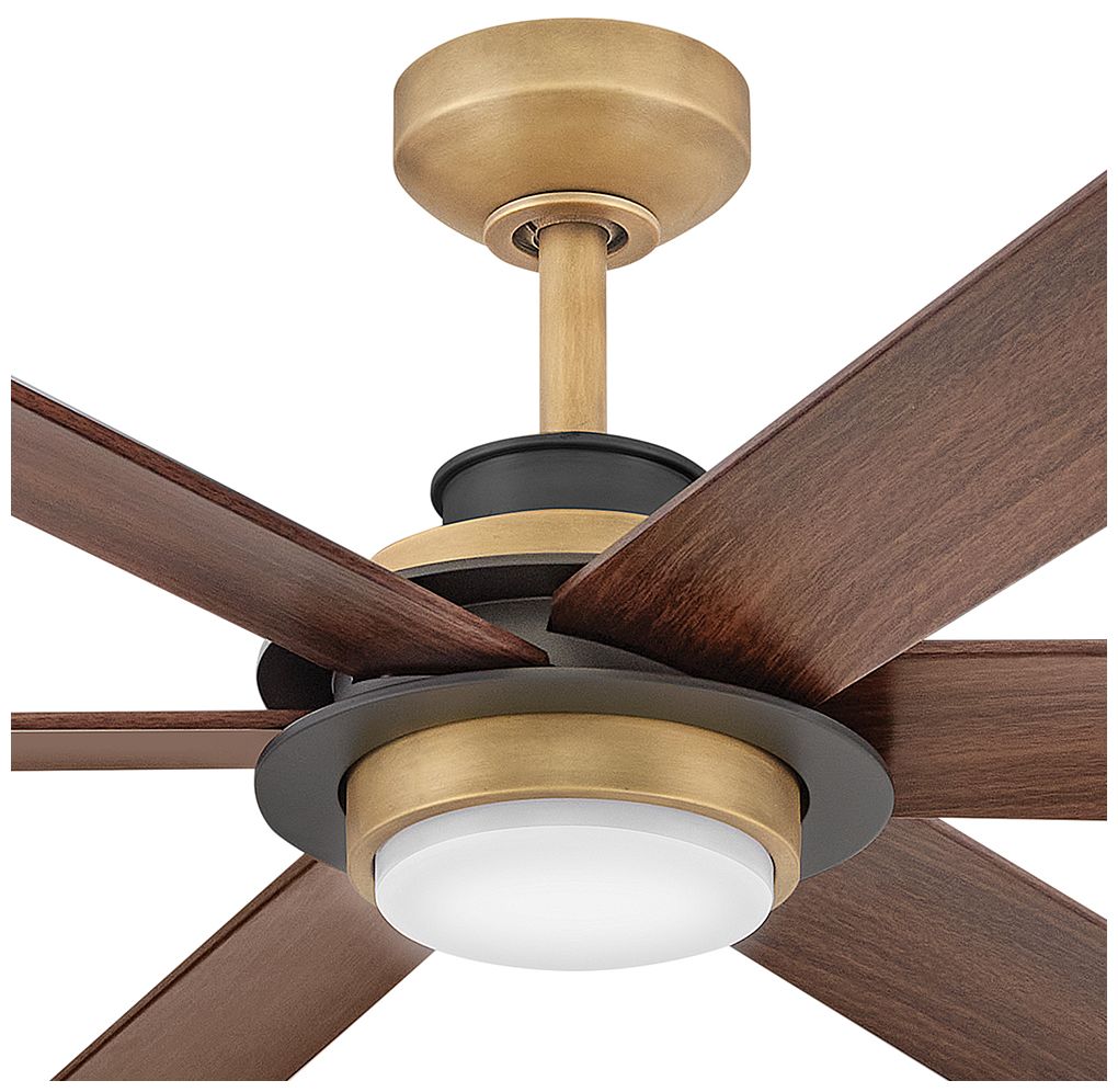 Image 3 64" Hinkley Andros Heritage Brass LED Ceiling Fan more views
