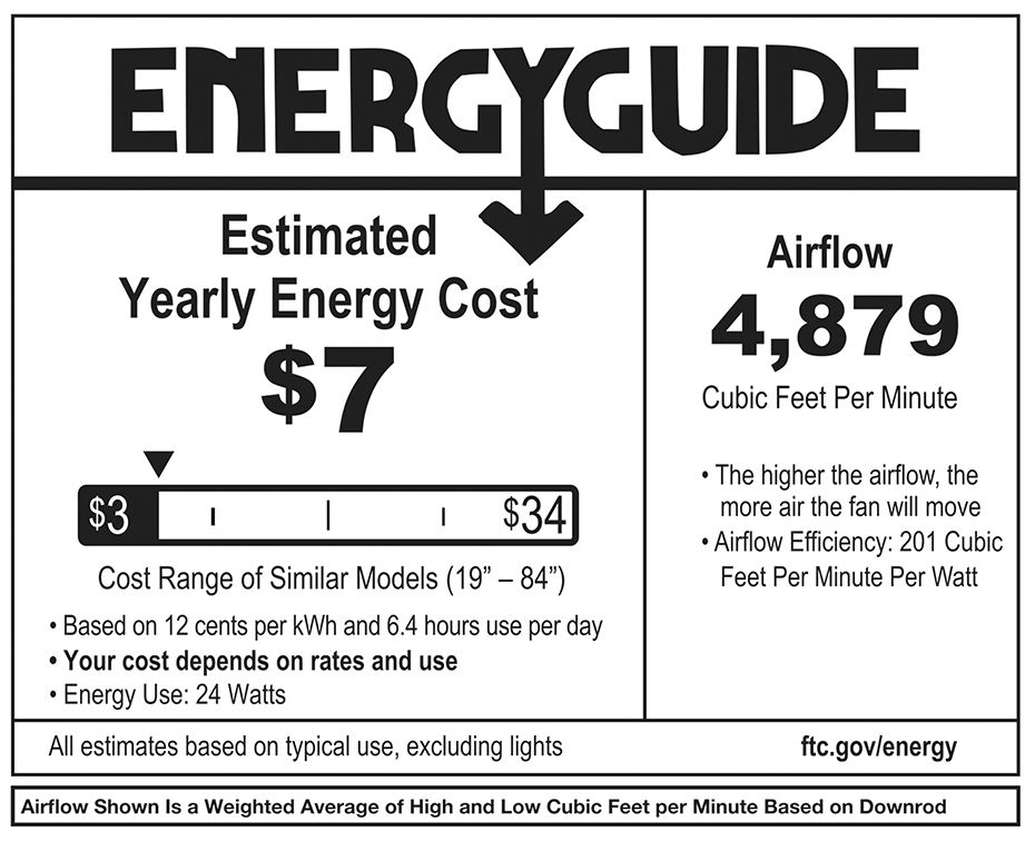 64" Hinkley Andros Heritage Brass LED Ceiling Fan