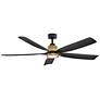 1_64" Hinkley Bodin Heritage Brass Black LED Smart Ceiling Fan